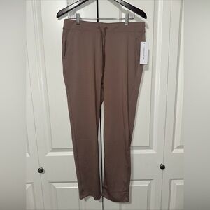 Yogalicious Lux Avenue Straight Leg Pants Antler NWT XS